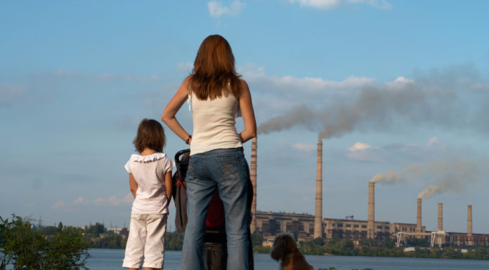 Kinder, Luftverschmutzung