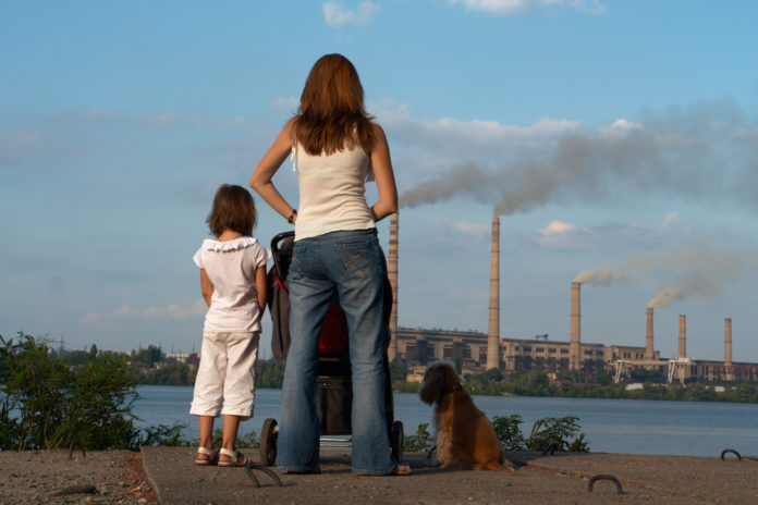 Kinder, Luftverschmutzung