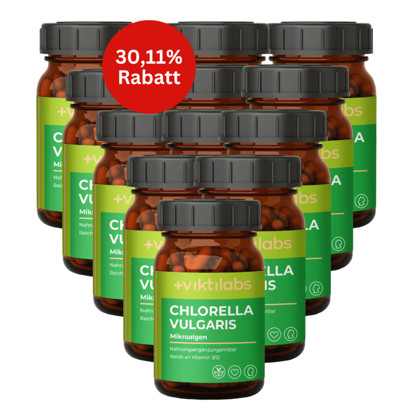 Chlorella Vulgaris - 12er Bundle