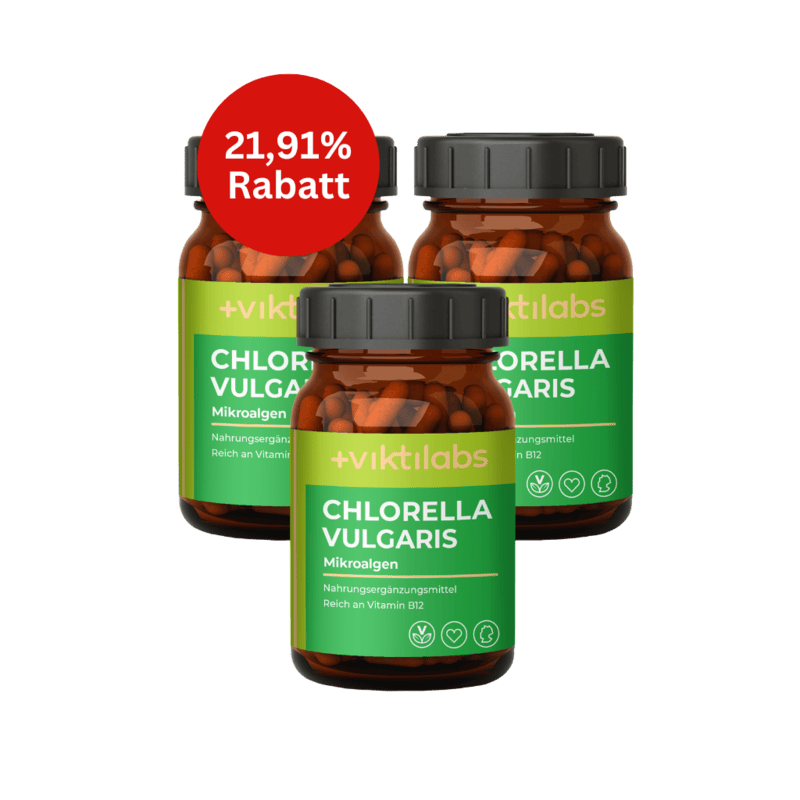 Chlorella Vulgaris - 3er Bundle