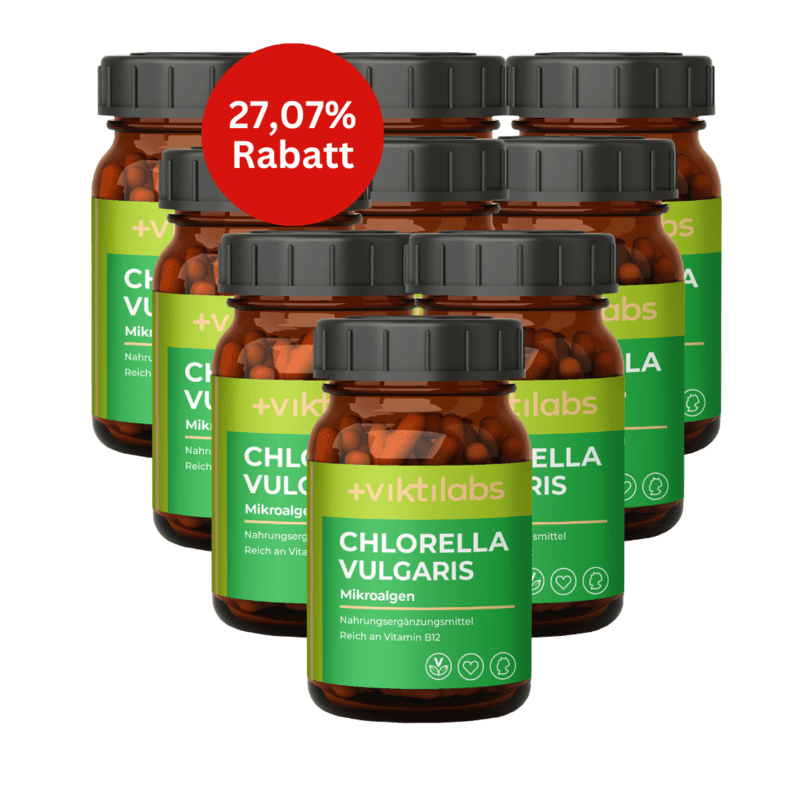 Chlorella Vulgaris - 9er Bundle