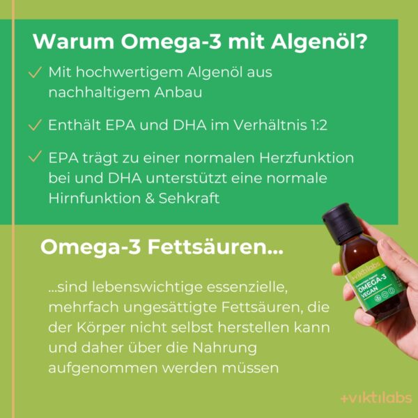 Veganes Omega-3 von Viktilabs